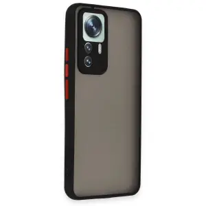 Mi 12t Pro Kılıf Montreal  Kapak - Siyah