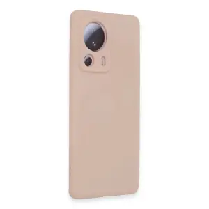 Mi 13 Lite Kılıf Nano İçi Kadife  - Pudra