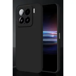 Mi 15 Pro Kılıf Nano İçi Kadife  - Siyah