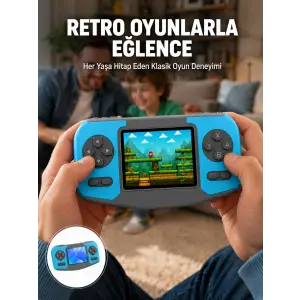 Mini Arcade Oyun Konsolu Hafif Taşınabilir Çocuk Hediyelik
