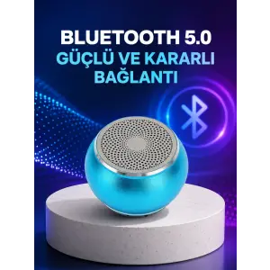 Mini Bluetooth Speaker | Uzun Pil Ömrü, Şık ve Hafif Tasarım Yeni Nesil