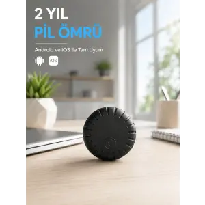 Mini GPS Takip Cihazı Android iOS Destekli Çanta Cüzdan Araç ve Valiz Konum Bulucu