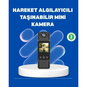Mini Kamera 1080P Full HD Döner Lens Taşınabilir