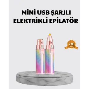 Mini Yüz ve Kaş Epilatörü – 8000 RPM Güçlü Motor ve Paslanmaz Çelik Başlık