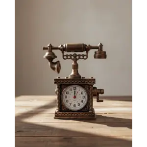 Minimal Tasarımlı Masa Saati Alarm Özellikli Şık Model