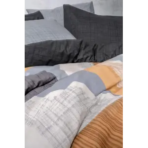 Modern Çift Kişilik Nev Takımı Giorno Gri