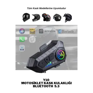 Motosiklet kask kulaklık Bluetooth 5.3 destekli intercom 2 yıl garantili Süresi Kategorisi
