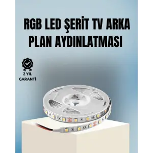 Müzikle Senkronize LED Şerit TV Aydınlatma
