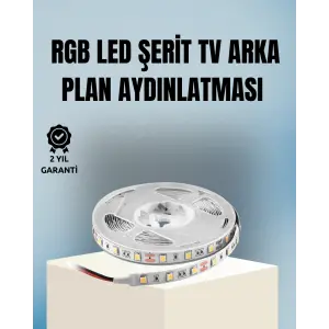 Müzikle Senkronize LED Şerit TV Aydınlatma