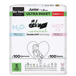 Natural Double Soft Külot Bez Ultra Paket 5 Beden 78 Adet