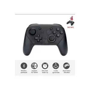 Nintendo Switch uyumlu siyah bluetooth joystick kablosuz gamepad oyun kolu - Elektronik