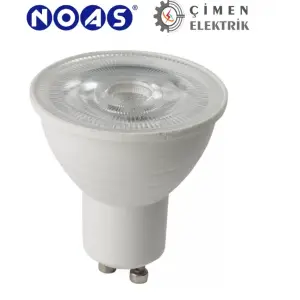 NOAS YL91 0702M 7W Mercekli Led Çanak Ampül 3200K Günışığı GU10 Duy