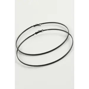 Noktalı Metal Halka Küpe 8-9-10 cm