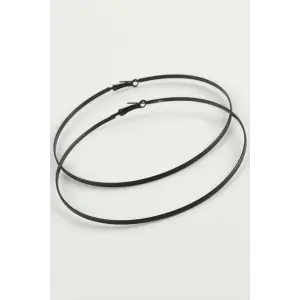 Noktalı Metal Halka Küpe 8-9-10 cm