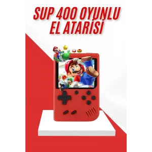 Nostalji Oyunlu Mini Atari Gamebox 400 Oyunlu El Atarisi