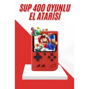 Nostalji Oyunlu Mini Atari Gamebox 400 Oyunlu El Atarisi