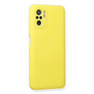 Note 10 Kılıf Nano İçi Kadife  - Sarı