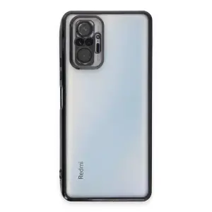 Note 10 Pro Kılıf  Lensli  - Siyah