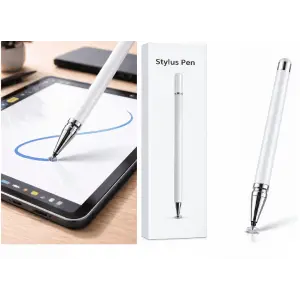 Note 11 E Uyumlu Dokunmatik Stylus Kalem Disk Uçlu Hassas Beyaz Tablet Telefon Çizim Kalemi