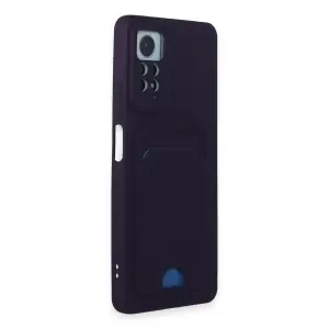Note 11 Pro Kılıf Kelvin Kartvizitli  - Derin Mor