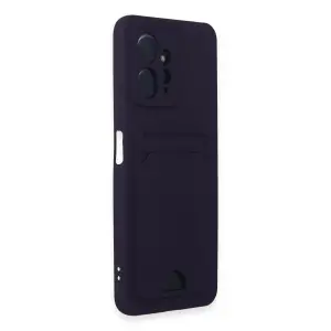 Note 12 4g Kılıf Kelvin Kartvizitli  - Derin Mor