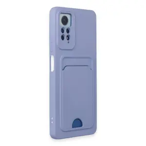 Note 12 Pro 4g Kılıf Kelvin Kartvizitli  - Lila