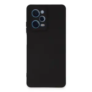 Note 12 Pro 5g Kılıf Nano İçi Kadife  - Siyah