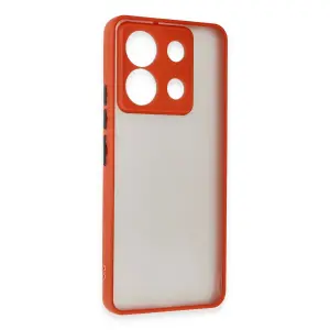 Note 13 5g Kılıf Montreal  Kapak - Kırmızı