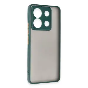 Note 13 5g Kılıf Montreal  Kapak - Yeşil