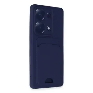 Note 13 Pro 4g Kılıf Kelvin Kartvizitli  - Lacivert