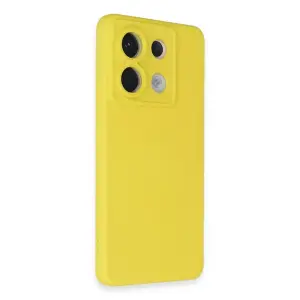 Note 13 Pro 5g Kılıf Nano İçi Kadife  - Sarı