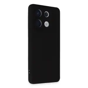 Note 13 Pro 5g Kılıf Nano İçi Kadife  - Siyah