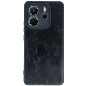 Note 14 4g Kılıf Aras Deri Kapak - Siyah