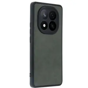 Note 14 Pro 4g Kılıf Aras Deri Kapak - Koyu Yeşil