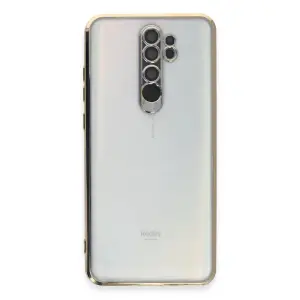 Note 8 Pro Kılıf  Lensli  - Gold