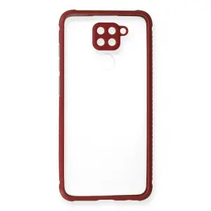 Note 9 Kılıf Miami Şeffaf  - Fuşya