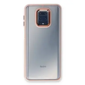 Note 9 Pro Kılıf Dora Kapak - Pudra