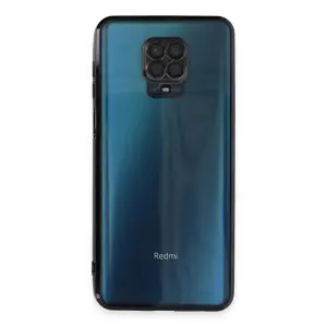 Note 9 Pro Kılıf  Lensli  - Siyah