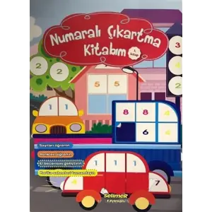 Numaraları Çıkartma Kitabım (4  Takım)