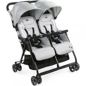 Ohlala Twin İkiz Bebek Arabası Silver