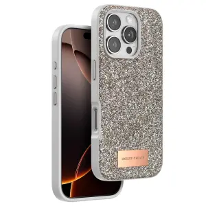 Onegif Apple İphone 16 Pro Max Bright Simli Kapak - Gold