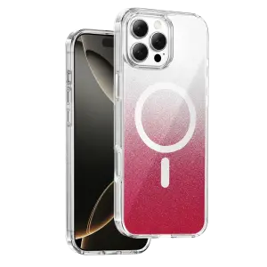 Onegif Apple İphone 16 Pro Max Sora Simli Magsafe Kapak - Kırmızı