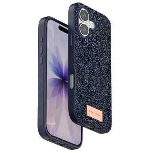 Onegif Apple İphone 17 Bright Simli Kapak - Mavi