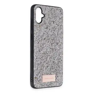 Onegif  Galaxy A05 Bright Simli Kapak - Gümüş