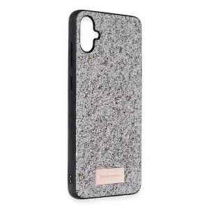 Onegif  Galaxy A05 Bright Simli Kapak - Gümüş