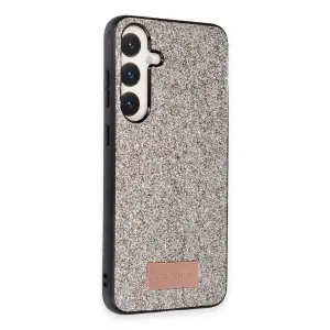 Onegif  Galaxy A25 5g Bright Simli Kapak - Gold