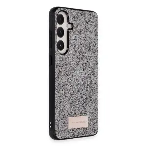 Onegif  Galaxy A55 5g Bright Simli Kapak - Gümüş