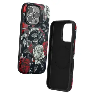 Onegif  İphone 16 Pro Max Flower Series Magsafe Kapak - Siyah