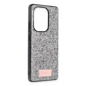 Onegif   Note 13 Pro 4g Bright Simli Kapak - Gümüş
