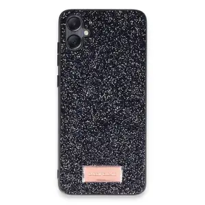 Onegif Samsung Galaxy A05 Bright Simli Kapak - Siyah